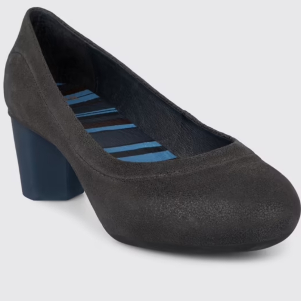 Camper Women's Black and Blue Heeled Shoes